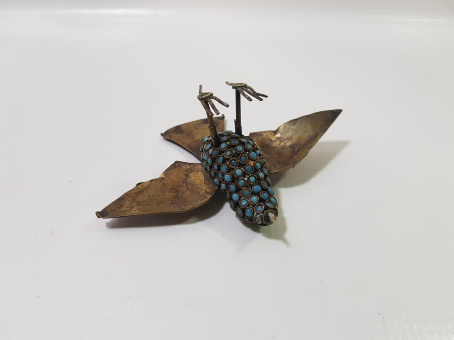 OSMANLI DÖNEMİ ÜZERİ TAŞLARLA SÜSLÜ KUŞ BİBLOSU