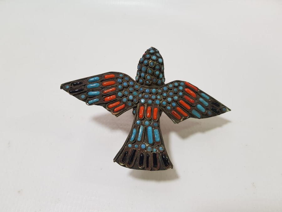 OSMANLI DÖNEMİ ÜZERİ TAŞLARLA SÜSLÜ KUŞ BİBLOSU