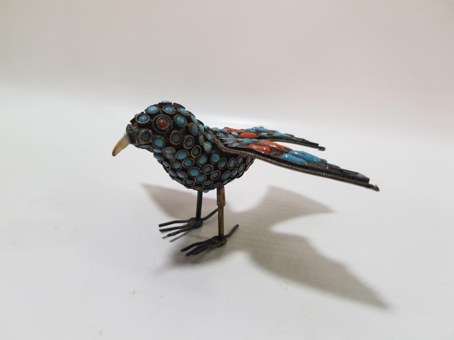 OSMANLI DÖNEMİ ÜZERİ TAŞLARLA SÜSLÜ KUŞ BİBLOSU