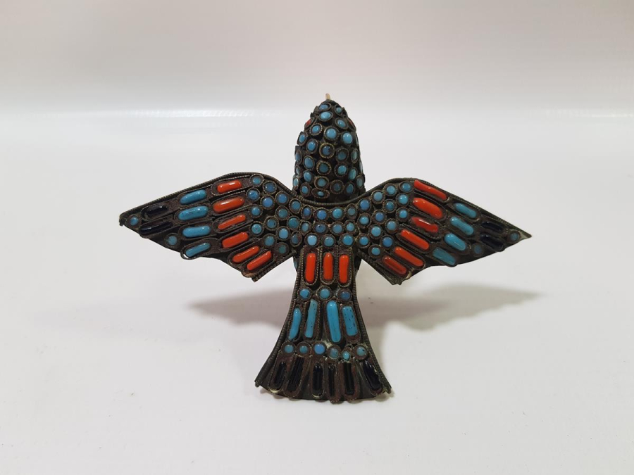 OSMANLI DÖNEMİ ÜZERİ TAŞLARLA SÜSLÜ KUŞ BİBLOSU