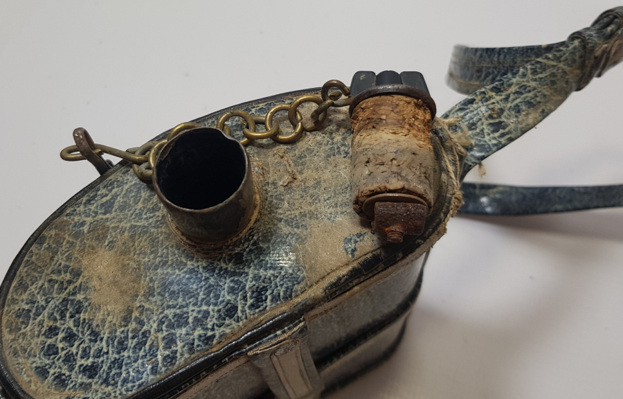 1. DÜNYA SAVAŞI DÖNEMİ ÇOK NADİR FRANSIZ SUBAY MATARASI