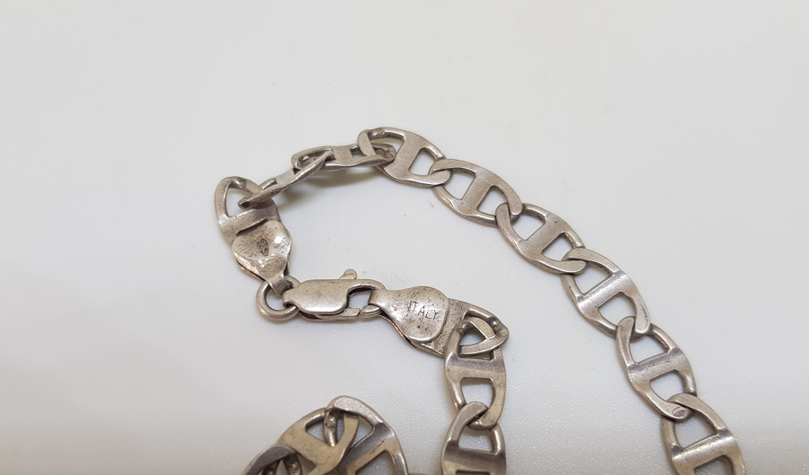 ANTİKA GÜMÜŞ İTALYAN ZİNCİR KOLYE