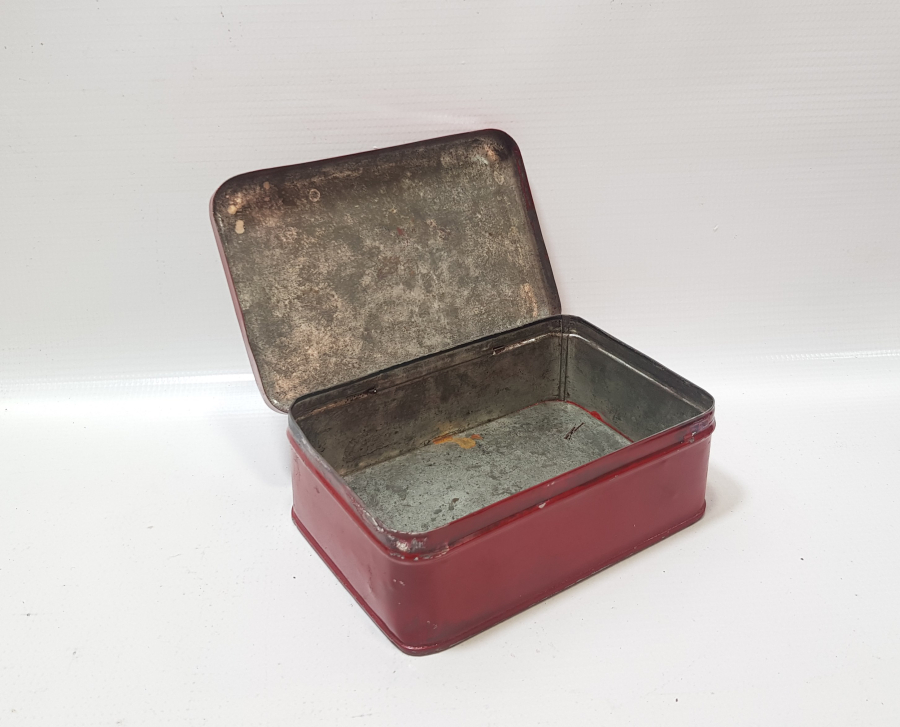 OSMANLI DEVLET ARMALI VE MEHMET REŞAT HAN GÖRSELLİ BÜYÜK BOY KAPAKLI KUTU