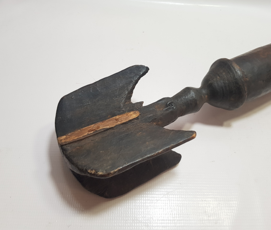 OSMANLI DÖNEMİ DEV BOY ÇOK NADİR AHŞAP TÖREN GÜRZÜ