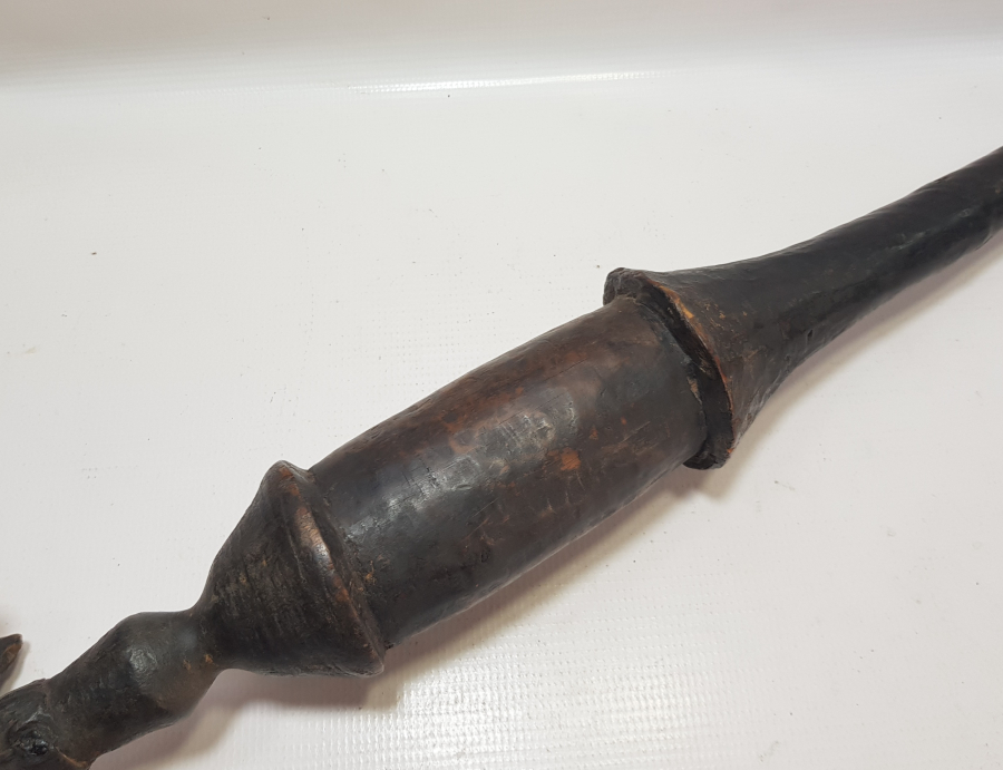 OSMANLI DÖNEMİ DEV BOY ÇOK NADİR AHŞAP TÖREN GÜRZÜ