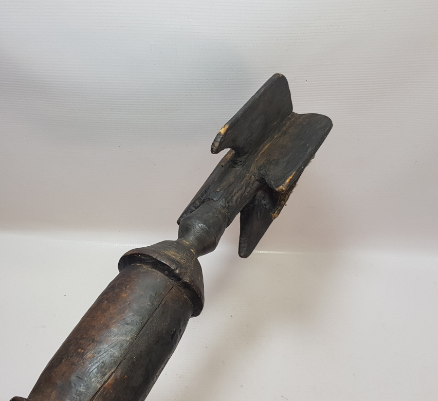 OSMANLI DÖNEMİ DEV BOY ÇOK NADİR AHŞAP TÖREN GÜRZÜ