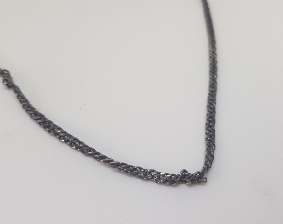 OSMANLI DÖNEMİ GİRİT İŞİ GÜMÜŞ İPEK ZİNCİR