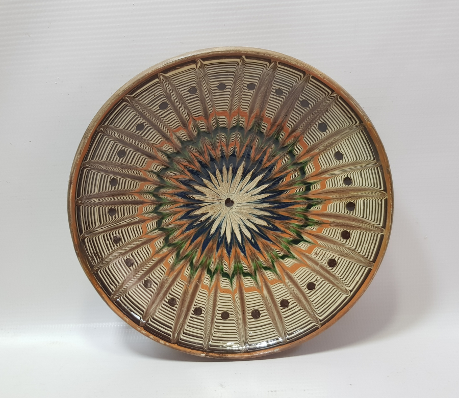 OSMANLI DÖNEMİ NADİR RENKTE KINIK TABAK