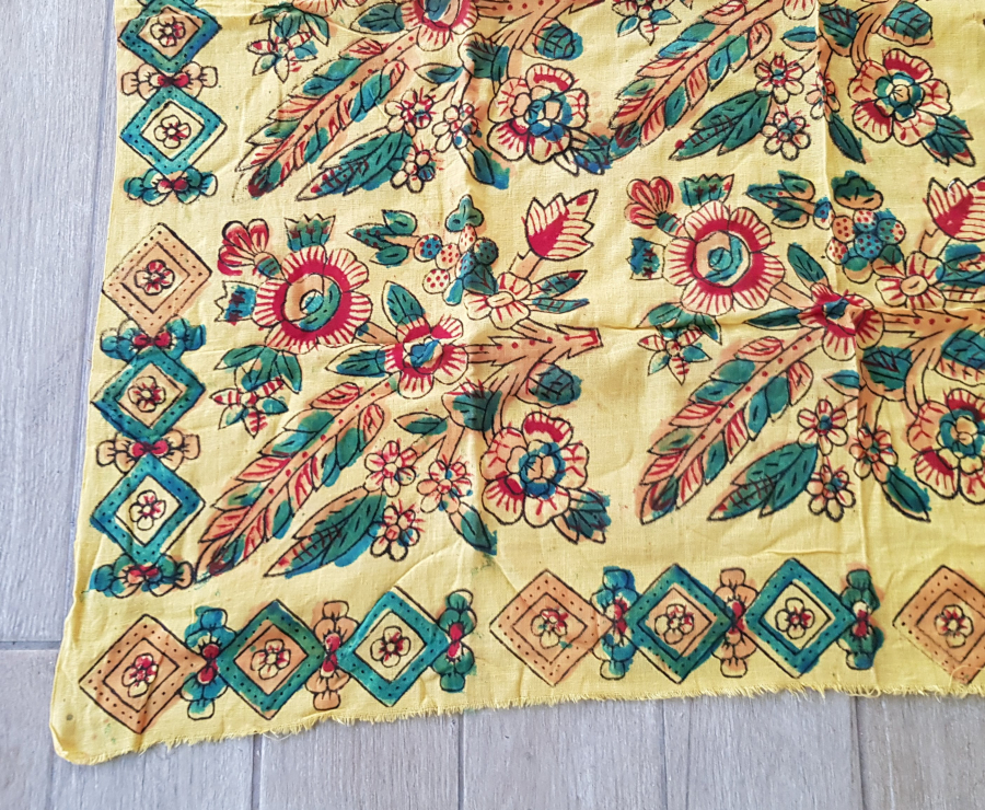 OSMANLI DÖNEMİ ÇOK NADİR MANİSA KIRKAĞAÇ BASKISI BEZ