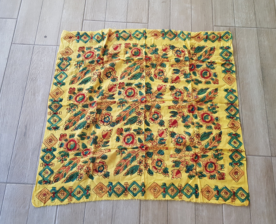 OSMANLI DÖNEMİ ÇOK NADİR MANİSA KIRKAĞAÇ BASKISI BEZ