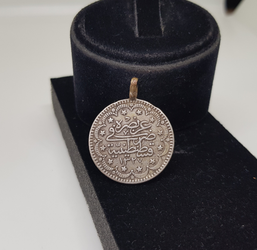 SULTAN MEHMET REŞAT HAN DÖNEMİ GÜMÜŞ 5 KURUŞ MECİDİYE