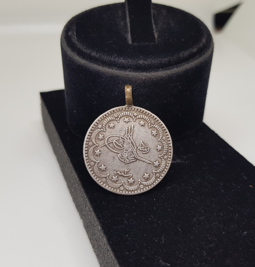 SULTAN MEHMET REŞAT HAN DÖNEMİ GÜMÜŞ 5 KURUŞ MECİDİYE