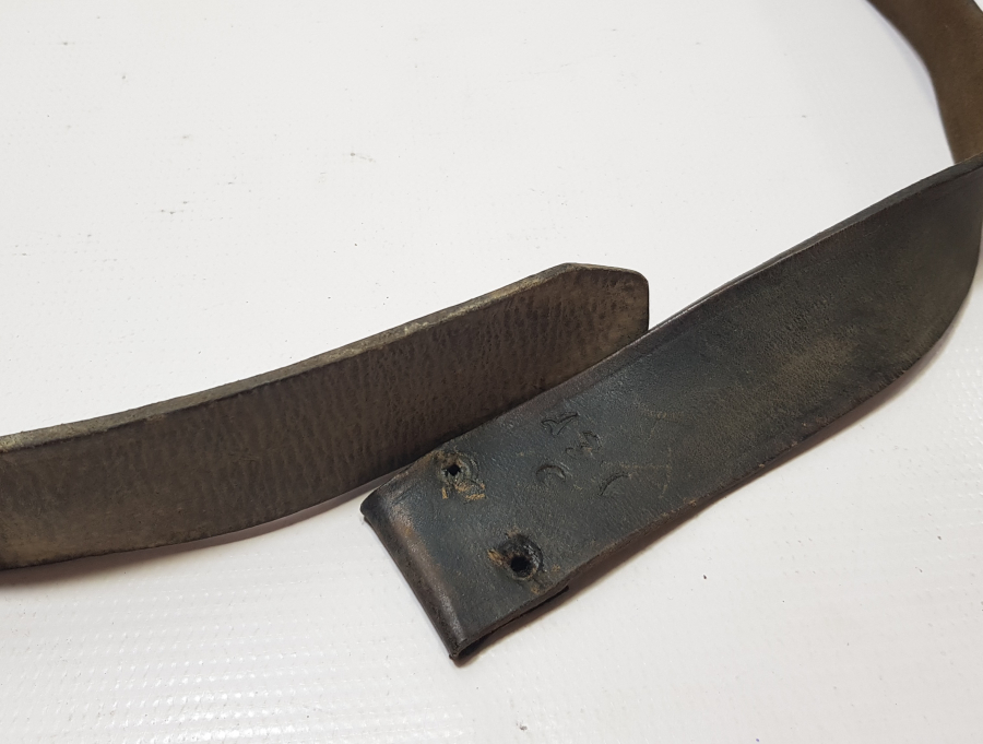 ÜZERİ OSMANLICA YAZILI SUBAY KEMERİ