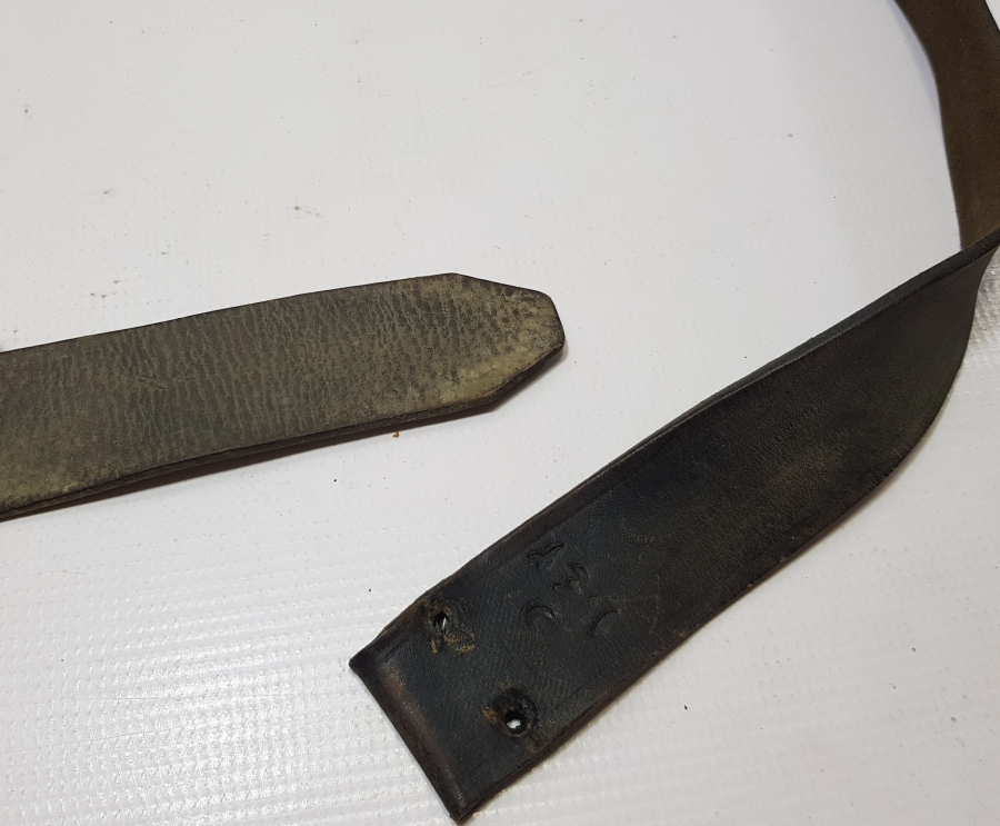 ÜZERİ OSMANLICA YAZILI SUBAY KEMERİ