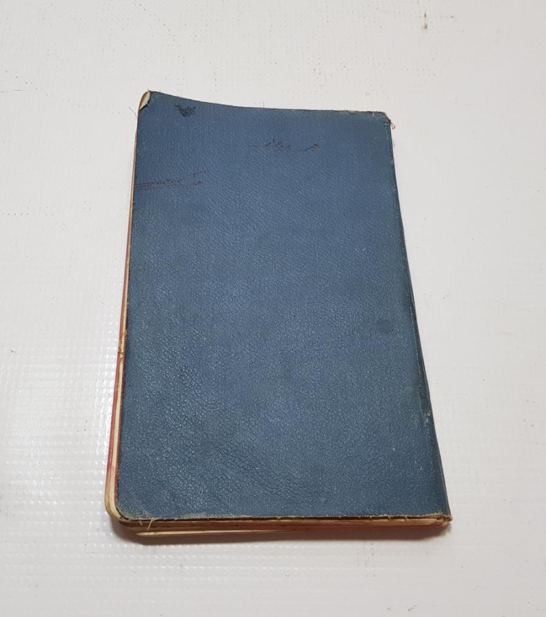 1. DÜNYA SAVAŞI DÖNEMİ 1914 TARİHLİ EL YAZMA SUBAY EĞİTİM DEFTERİ