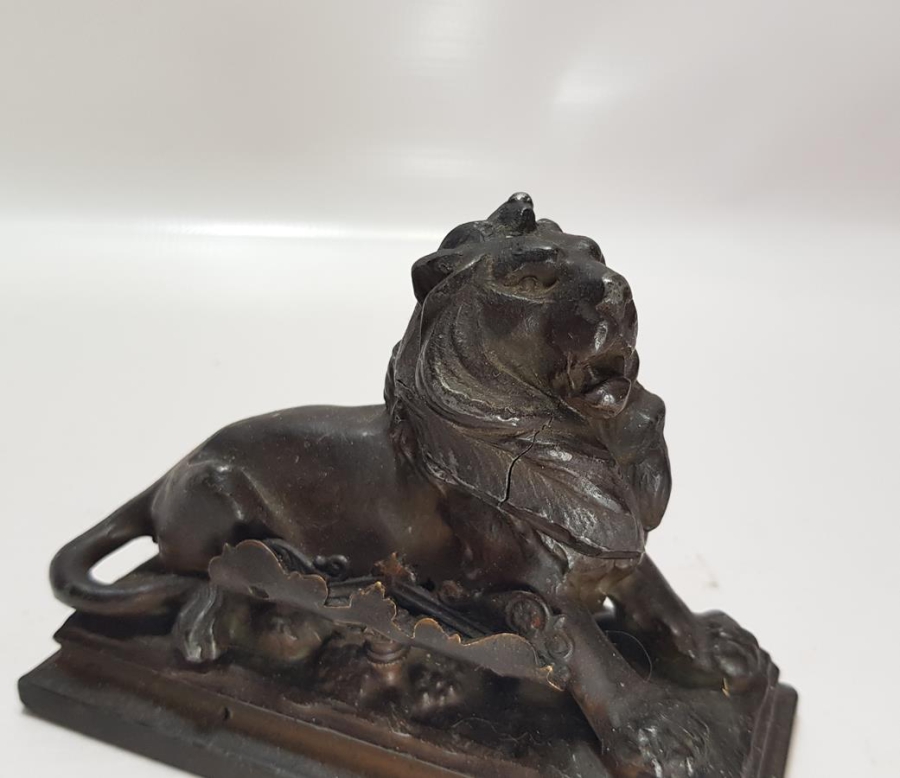 OSMANLI DÖNEMİ ASLAN FORMLU NADİR HOKKA VE DİVİTİ