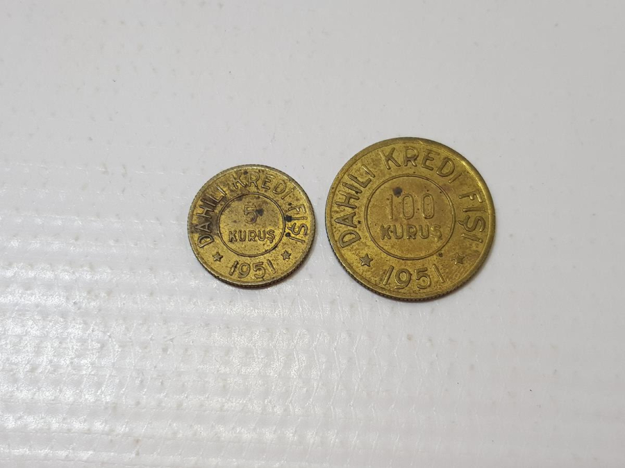 1951 SÜMERBANK MERİNOS FABRİKASI JETON LOTU