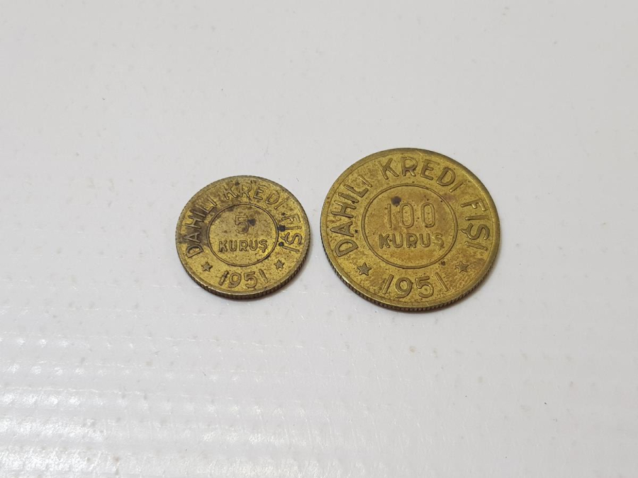 1951 SÜMERBANK MERİNOS FABRİKASI JETON LOTU