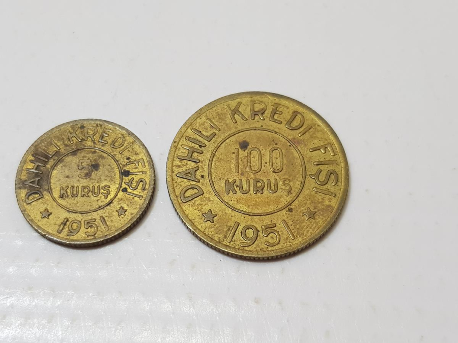 1951 SÜMERBANK MERİNOS FABRİKASI JETON LOTU