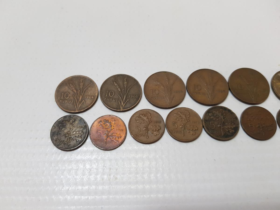 1960-1970'LERDEN 5 KURUŞ VE 10 KURUŞ LOTU