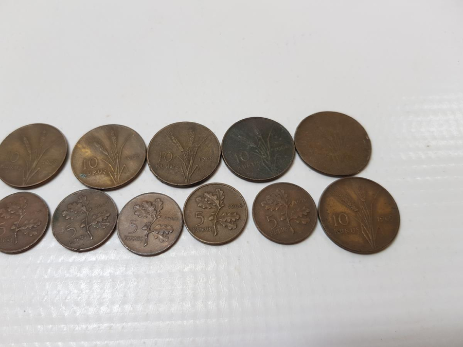 1960-1970'LERDEN 5 KURUŞ VE 10 KURUŞ LOTU