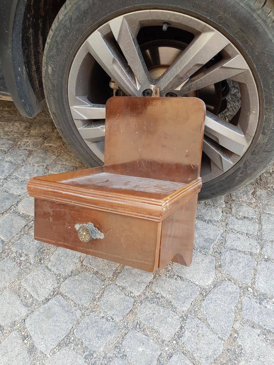 ANTİKA AHŞAP TELEFONLUK