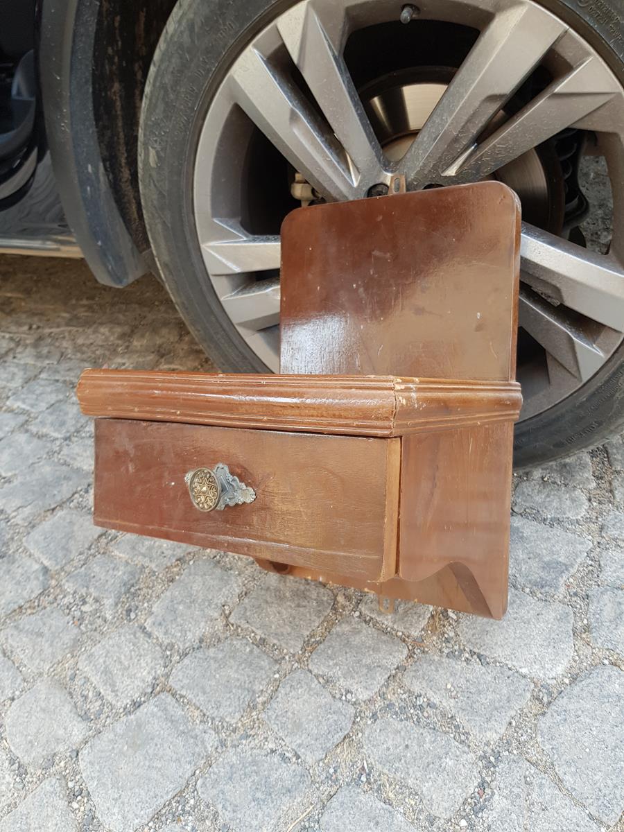 ANTİKA AHŞAP TELEFONLUK