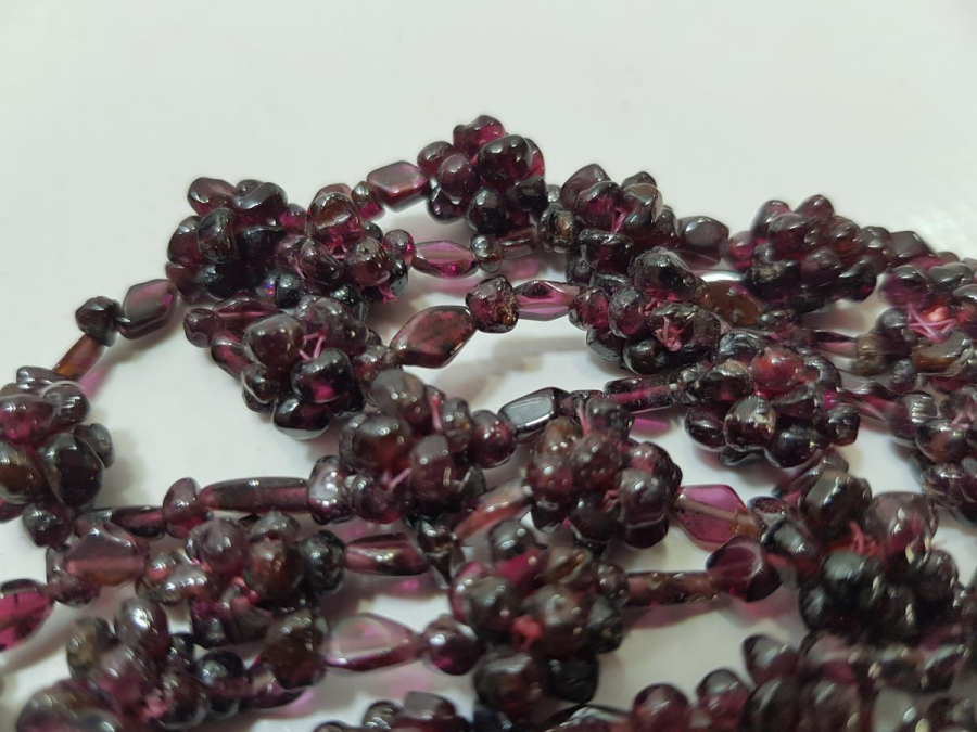 ANTİKA GRANAT LAL TAŞI KOLYE