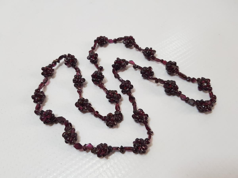 ANTİKA GRANAT LAL TAŞI KOLYE