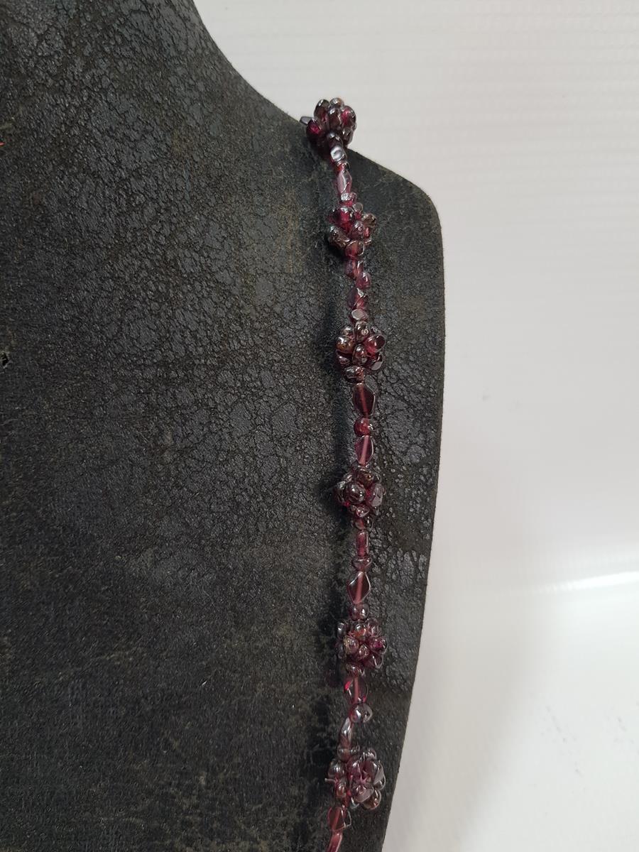 ANTİKA GRANAT LAL TAŞI KOLYE