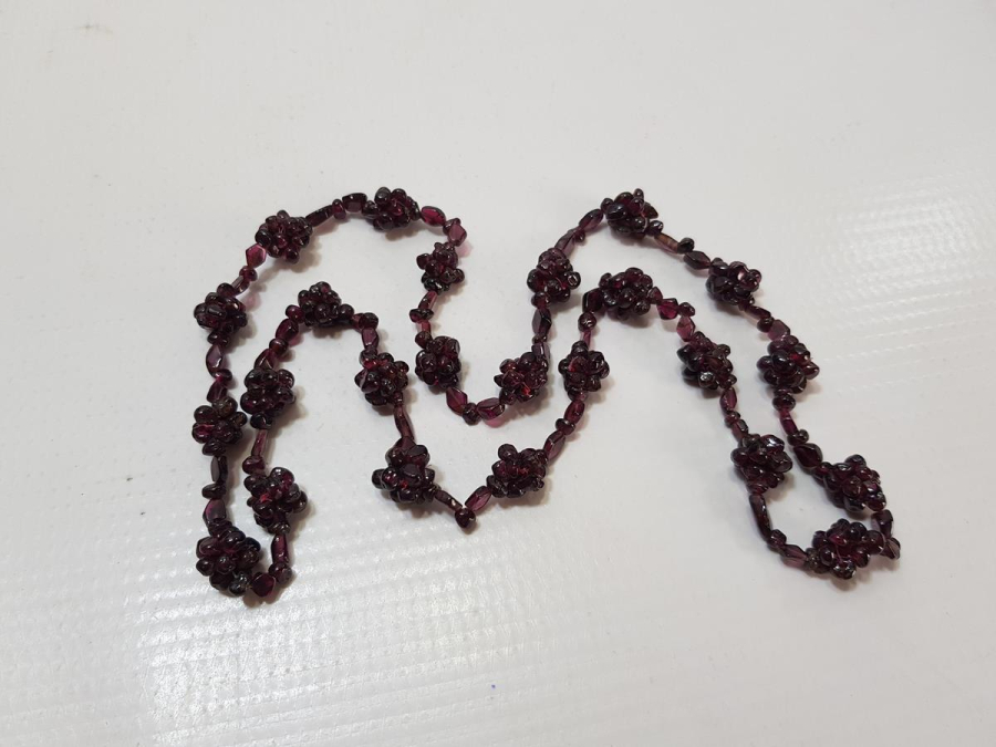 ANTİKA GRANAT LAL TAŞI KOLYE