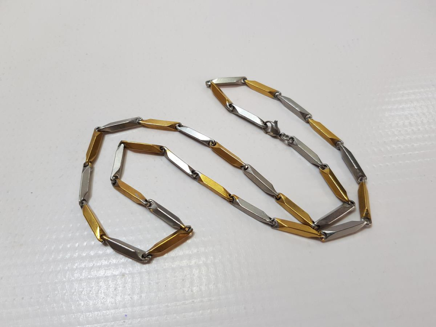 BİJUTERİ ALTIN KAPLAMA ZİNCİR KOLYE