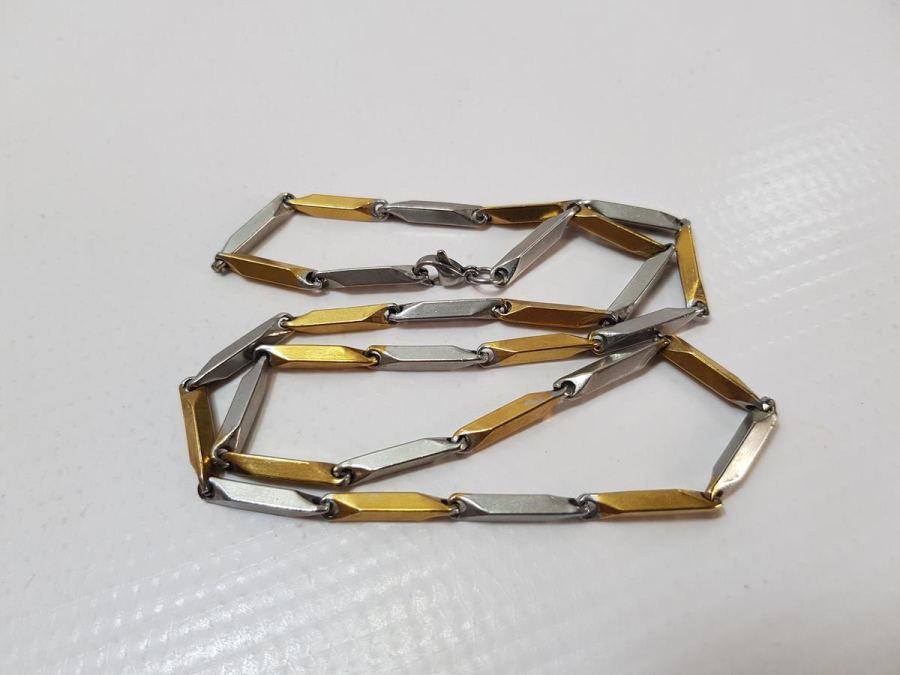 BİJUTERİ ALTIN KAPLAMA ZİNCİR KOLYE