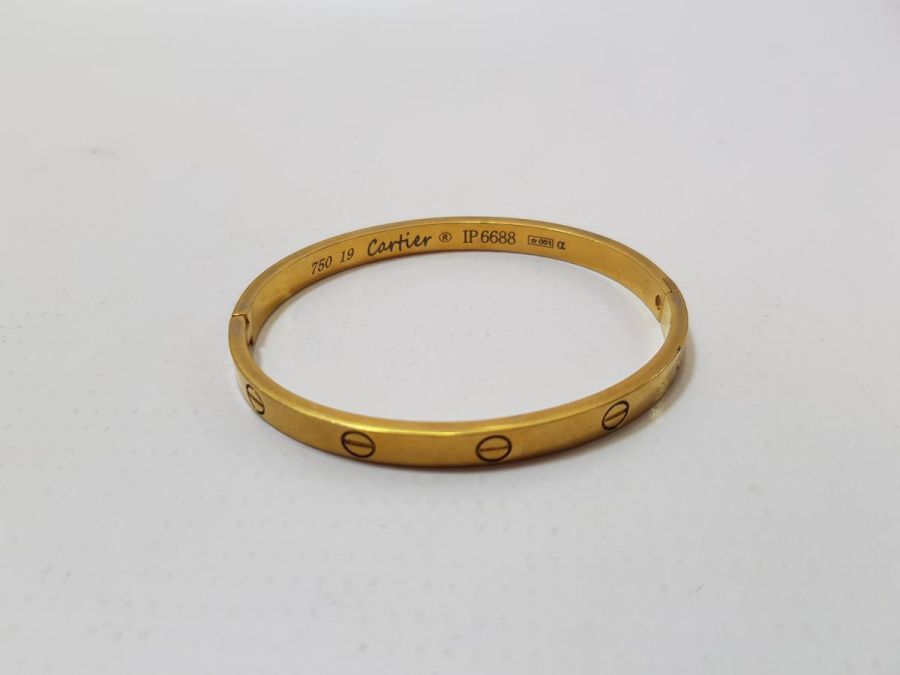 CARTIER ALTIN KAPLAMA BİLEKLİK