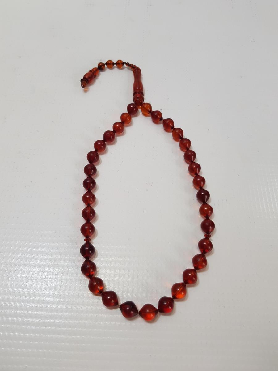 KEHRİBAR GÖRÜNÜMLÜ TESPİH