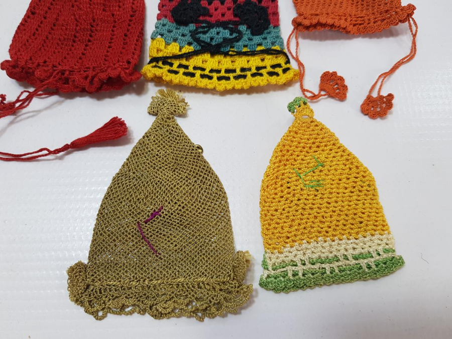 OSMANLI DÖNEMİ EL ÖRME PARA KESESİ LOTU