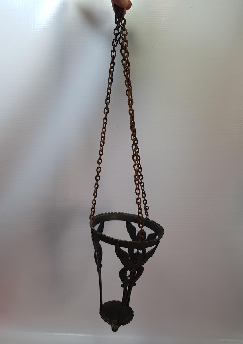 OSMANLI DÖNEMİ RUM İŞİ MELEK FİGÜRLÜ KİLİSE BUHURDANI