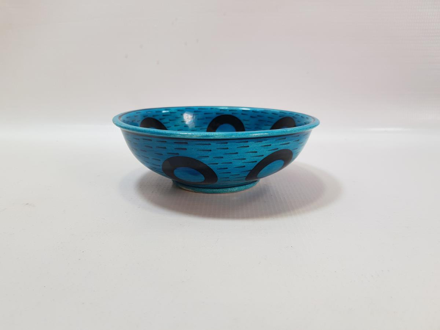 SITKI OLÇAR İMZALI DEVE KONULU KÜTAHYA SERAMİK KASE