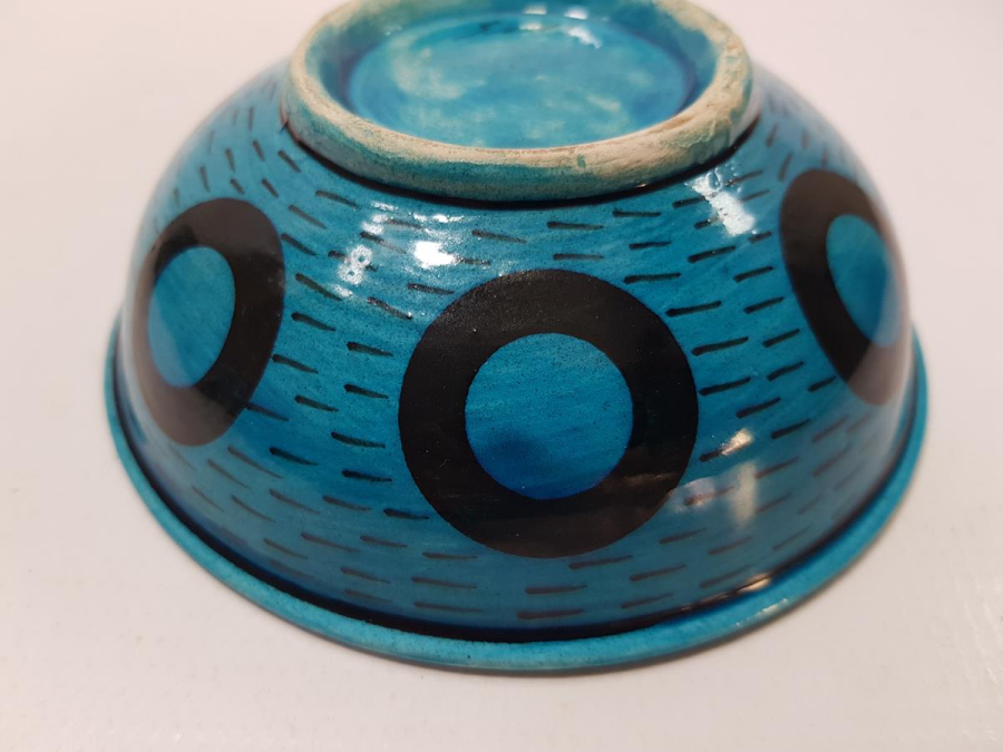 SITKI OLÇAR İMZALI DEVE KONULU KÜTAHYA SERAMİK KASE