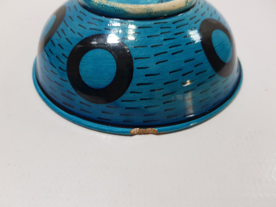 SITKI OLÇAR İMZALI DEVE KONULU KÜTAHYA SERAMİK KASE