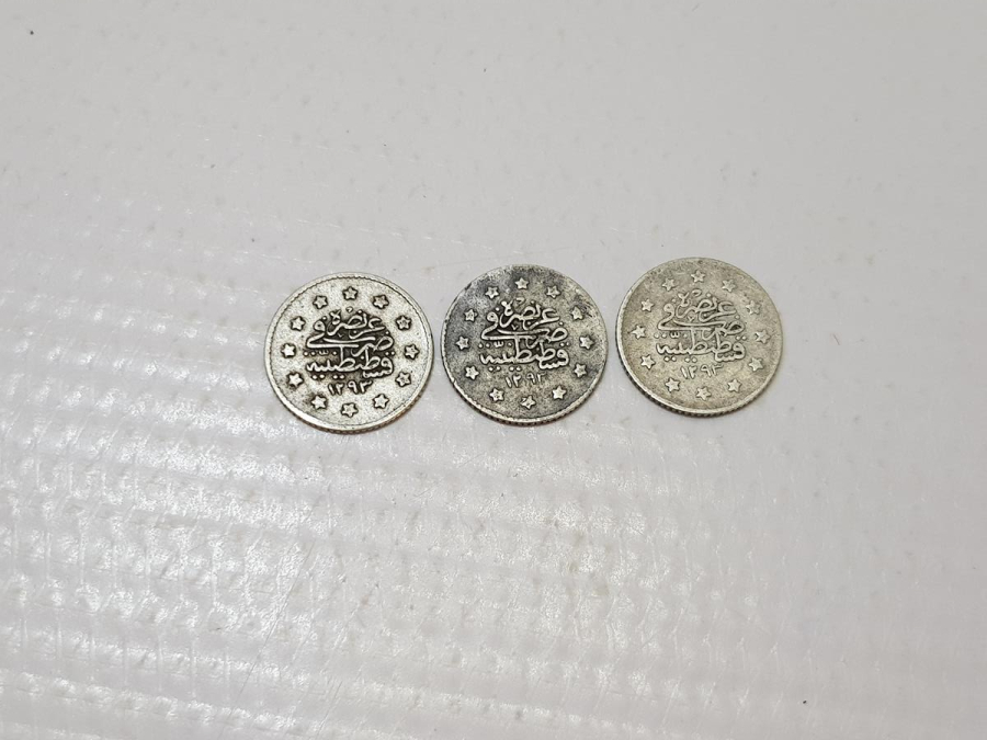 SULTAN ABDÜLHAMİD HAN GÜMÜŞ 1 KURUŞLAR