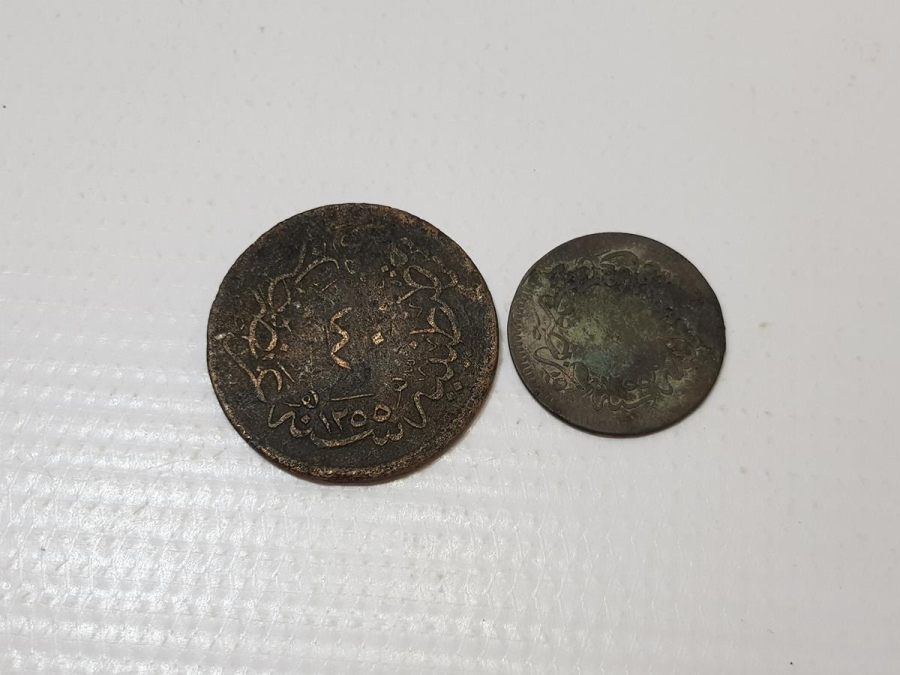 SULTAN ABDÜLMECİD DÖNEMİ BAKIR 40 PARA VE 10 PARA
