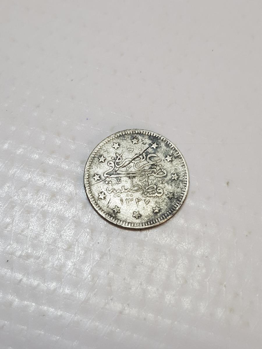 SULTAN MEHMET REŞAD DÖNEMİ GÜMÜŞ 2 KURUŞ