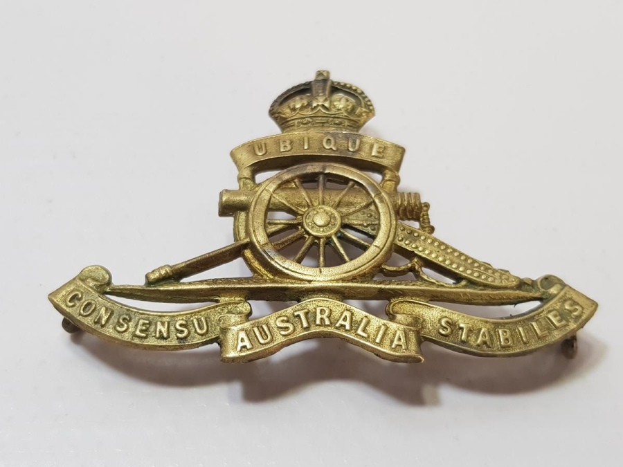 1. DÜNYA SAVAŞI ÇOK NADİR ANZAK SUBAY ŞAPKA KOKARTI