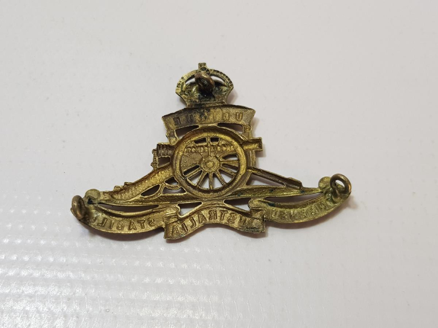 1. DÜNYA SAVAŞI ÇOK NADİR ANZAK SUBAY ŞAPKA KOKARTI