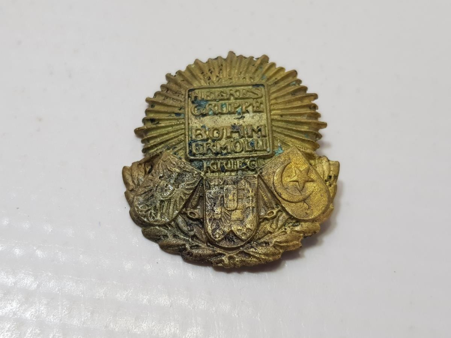 1. DÜNYA SAVAŞI DÖNEMİ TÜRK BAYRAKLI İTTİFAK ROZET