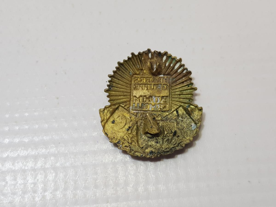 1. DÜNYA SAVAŞI DÖNEMİ TÜRK BAYRAKLI İTTİFAK ROZET