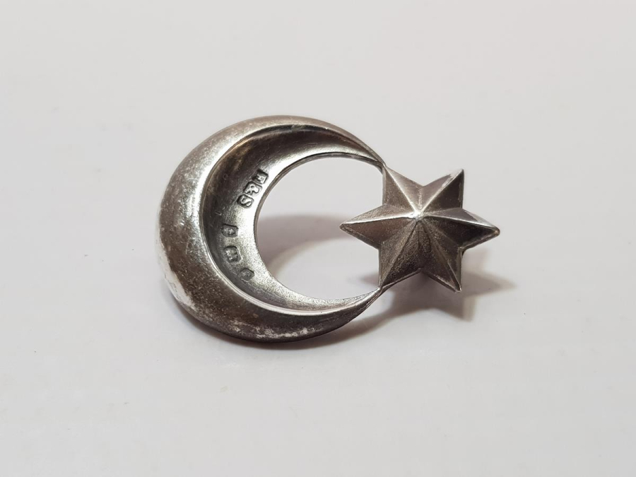 İŞGAL DÖNEMİ İSTANBUL POLİSLERİNİN TAKTIĞI GÜMÜŞ AY YILDIZ ŞAPKA KOKARTI