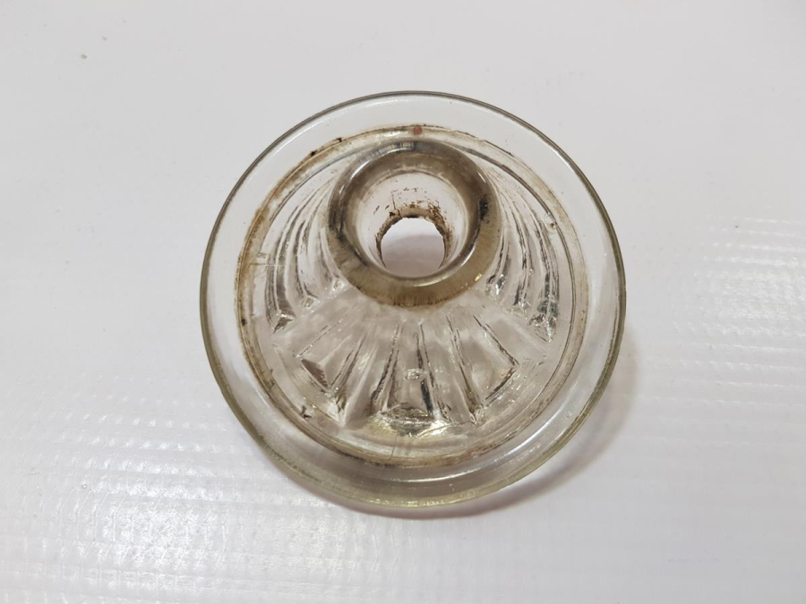 OSMANLI DÖNEMİ AY YILDIZLI KRİSTAL CAM HOKKA