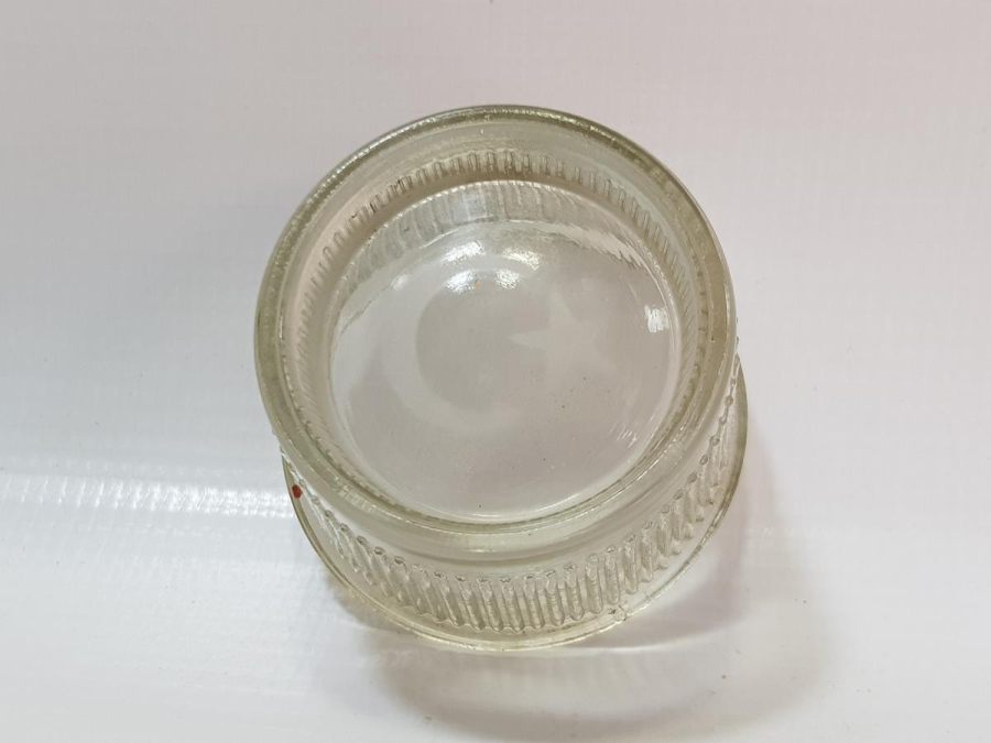 OSMANLI DÖNEMİ AY YILDIZLI KRİSTAL CAM HOKKA